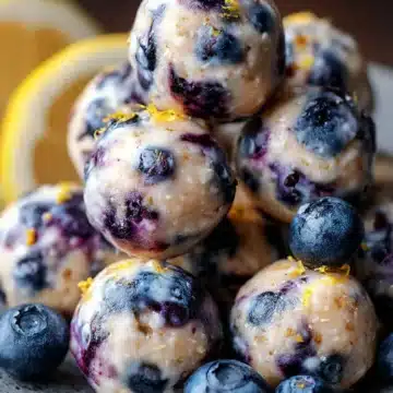 Lemon Blueberry Protein Bites