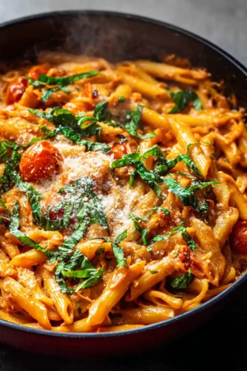 One Pan Creamy Tomato Pasta