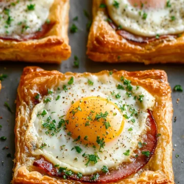 Puff Pastry Croque Madame