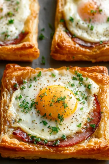 Puff Pastry Croque Madame