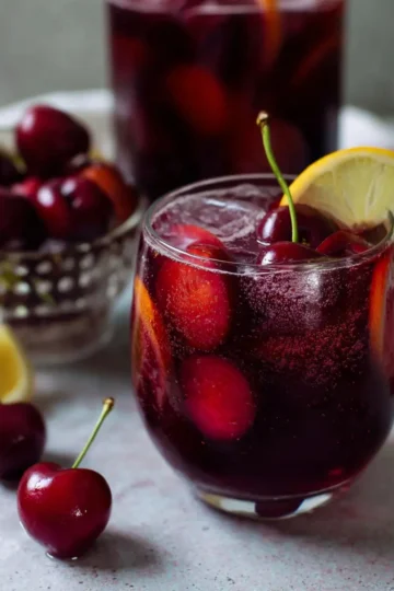 Ruby Red Cherry Sangria