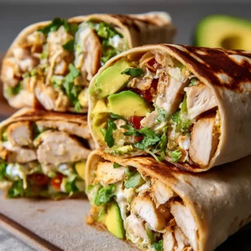 Chicken Avocado Wraps