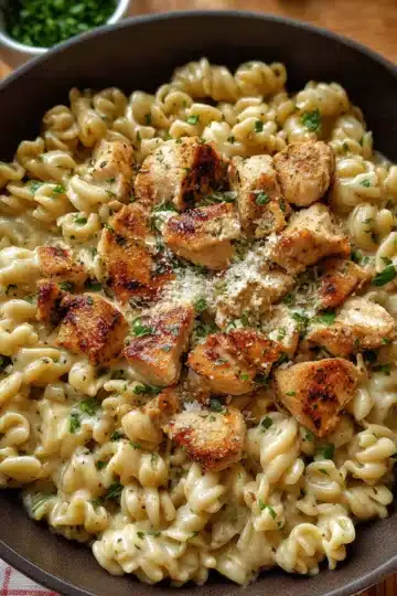 Creamy Garlic Parmesan Chicken Pasta