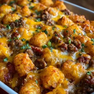Tater Tot Sausage Casserole