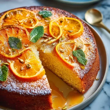 Orange Olive Oil Cake with Cardamom
