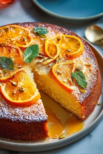 Orange Olive Oil Cake with Cardamom