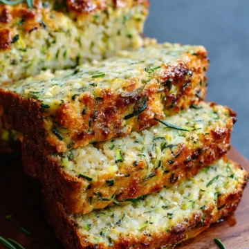 Healthy Keto Savory Zucchini Bread