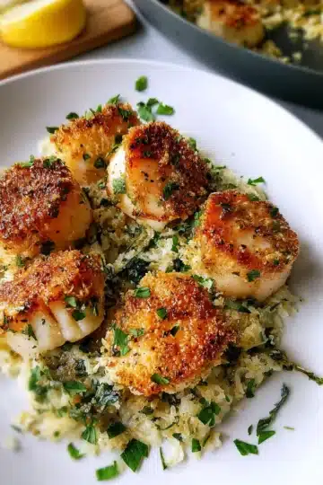 Baked Sea Scallops (Recipe Inspired by FORGOTTEN SISTERS)