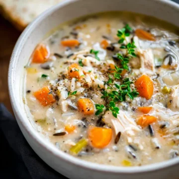 Slow Cooker Chicken Wild Rice Soup