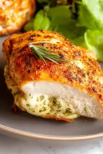 Air Fryer Mozzarella Stuffed Chicken