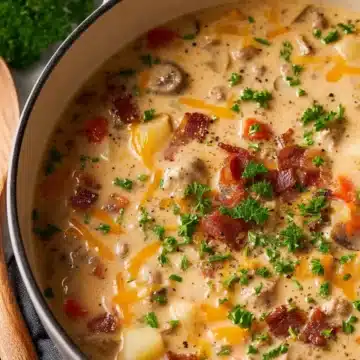 Cheeseburger Soup