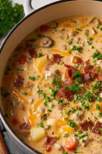 Cheeseburger Soup