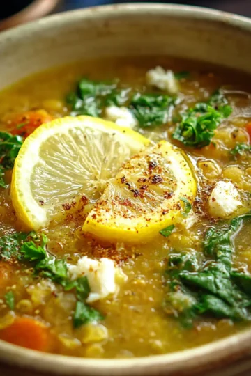 Lemon Lentil Soup