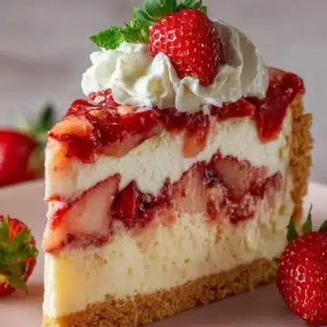 Strawberry Shortcake Cheesecake