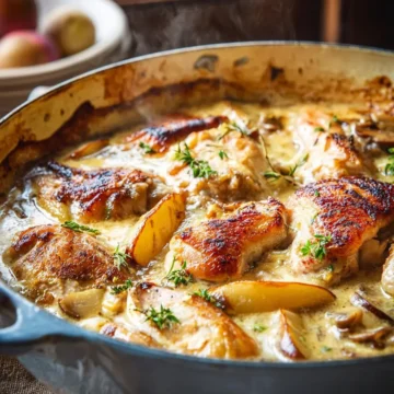 French Chicken Casserole a la Normande