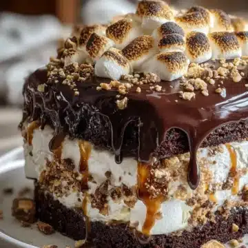 S’mores Chocolate Cake