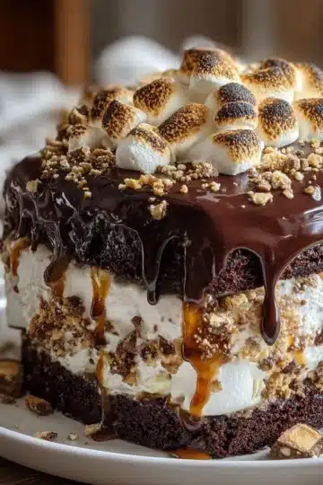 S’mores Chocolate Cake