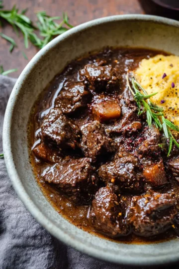 Peposo – Tuscan Red Wine Beef Stew