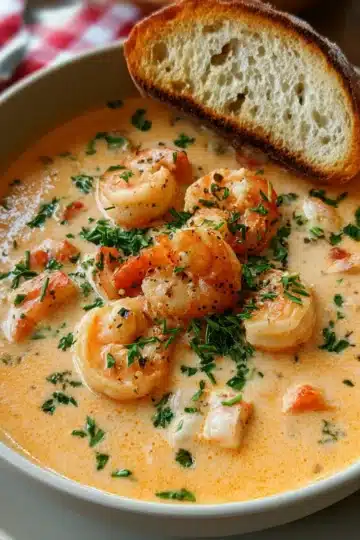 Crab and Shrimp Seafood Bisque