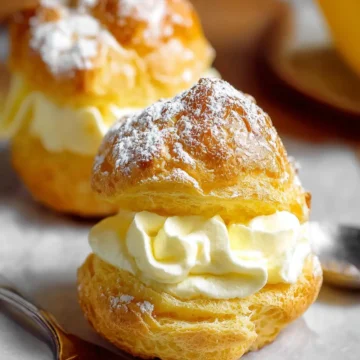 Lemon Cream Puffs