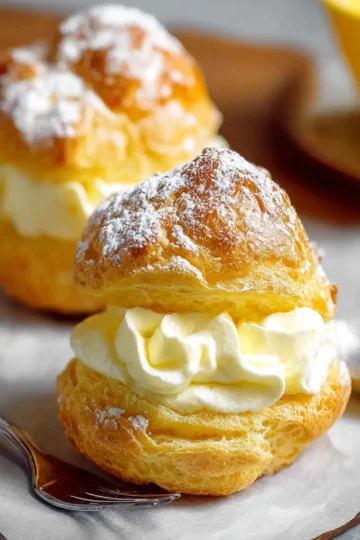 Lemon Cream Puffs