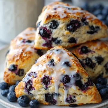 Blueberry Greek Yogurt Scones