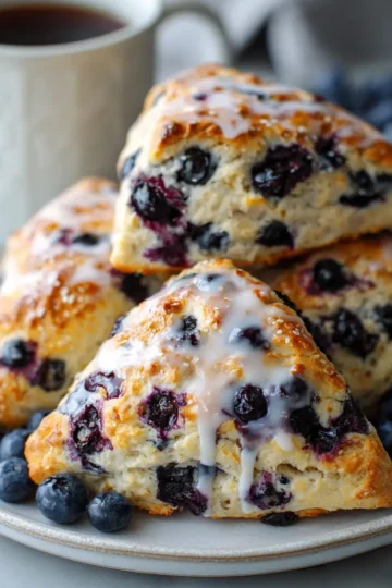 Blueberry Greek Yogurt Scones