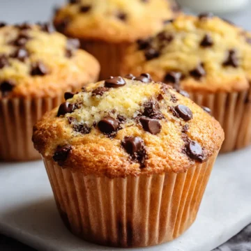 Greek Yogurt Choc Chip Muffins (Low Sugar)