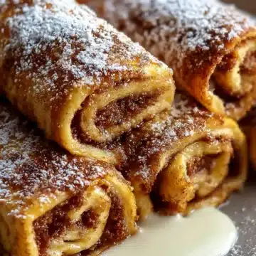 Cinnamon Roll French Toast Roll-Ups