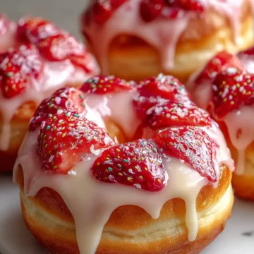 Strawberry Cheesecake Donuts