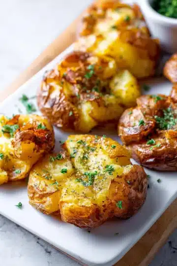 Air Fryer Smashed Potatoes