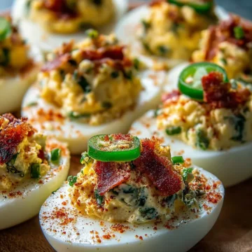 Jalapeño Popper Deviled Eggs