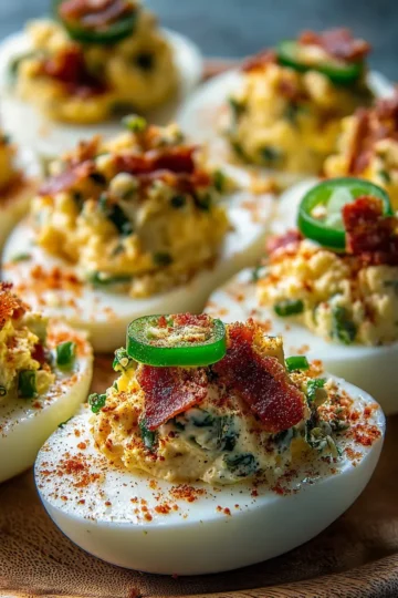 Jalapeño Popper Deviled Eggs