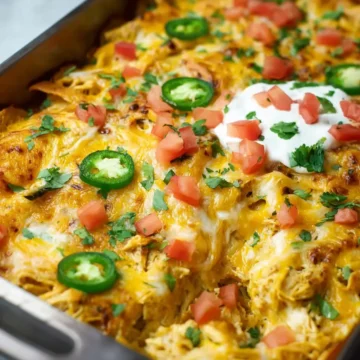 Cheesy Mexican Chicken Casserole
