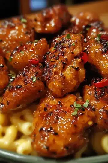 sweet and spicy honey pepper chicken