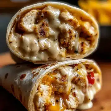 Cheesy Garlic Chicken Wraps: A Deliciously Easy Meal