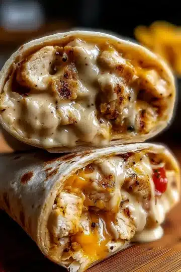 Cheesy Garlic Chicken Wraps: A Deliciously Easy Meal