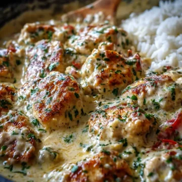 Creamy Parmesan Cottage Cheese Chicken Skillet
