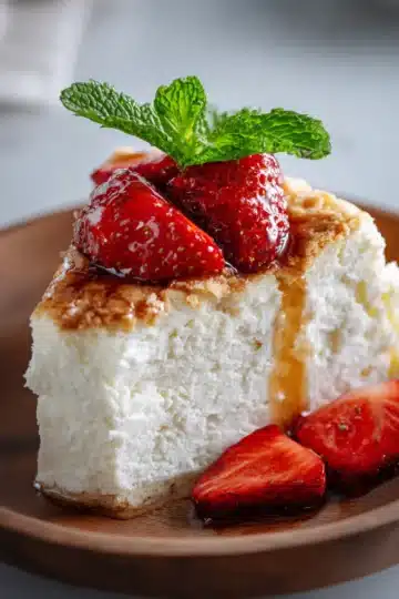Japanese 2-Ingredient Yogurt Cheesecake