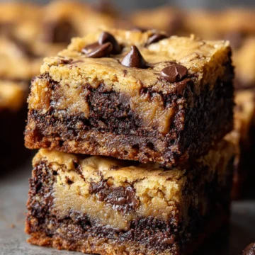 Greek Yogurt Blondie Brownies