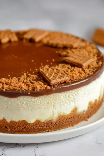 Cheesecake spéculoos sans cuisson