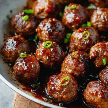 Easy Mongolian Meatballs
