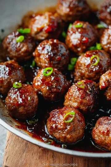 Easy Mongolian Meatballs