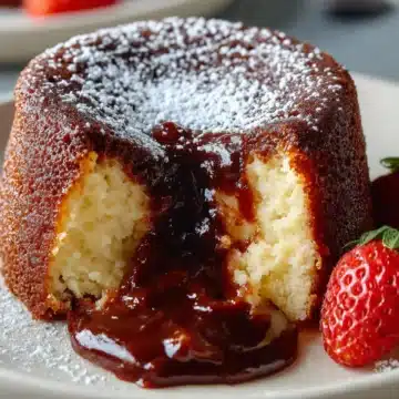 Cottage Cheese Lava Cake
