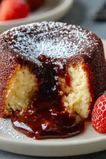 Cottage Cheese Lava Cake