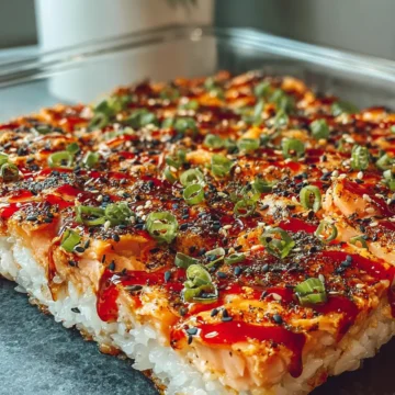 How to Make Salmon Sushi Bake