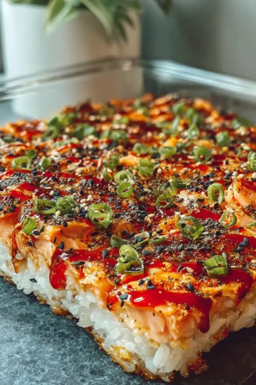 How to Make Salmon Sushi Bake