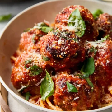 Baked Italian Meatballs
