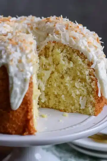 Coconut Coconut Milk Cake